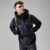Berghaus Arran Jacken für Herren - Dunkelgrau/Schwarz-Herren Wasserdicht