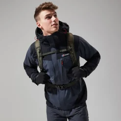 Berghaus Arran Jacken für Herren - Dunkelgrau/Schwarz-Herren Wasserdicht