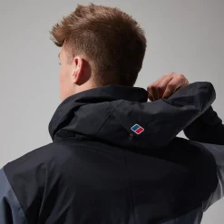 Berghaus Arran Jacken für Herren - Dunkelgrau/Schwarz-Herren Wasserdicht