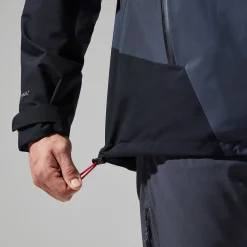 Berghaus Arran Jacken für Herren - Dunkelgrau/Schwarz-Herren Wasserdicht