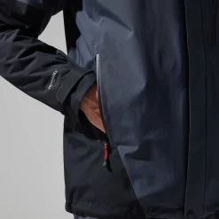 Berghaus Arran Jacken für Herren - Dunkelgrau/Schwarz-Herren Wasserdicht