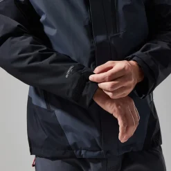 Berghaus Arran Jacken für Herren - Dunkelgrau/Schwarz-Herren Wasserdicht