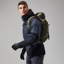 Berghaus Arran Jacken für Herren - Dunkelgrau/Schwarz-Herren Wasserdicht