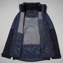 Berghaus Arran Jacken für Herren - Dunkelgrau/Schwarz-Herren Wasserdicht
