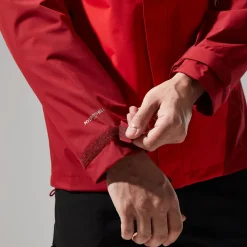 Berghaus Arran Jacken für Herren - Rot/Dunkelrot-Herren Wasserdicht