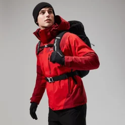 Berghaus Arran Jacken für Herren - Rot/Dunkelrot-Herren Wasserdicht
