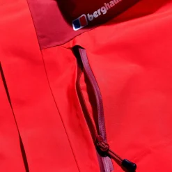 Berghaus Arran Jacken für Herren - Rot/Dunkelrot-Herren Wasserdicht