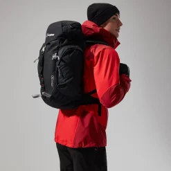 Berghaus Arran Jacken für Herren - Rot/Dunkelrot-Herren Wasserdicht