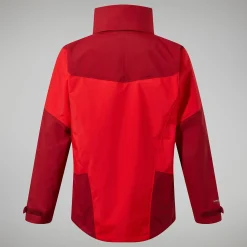 Berghaus Arran Jacken für Herren - Rot/Dunkelrot-Herren Wasserdicht