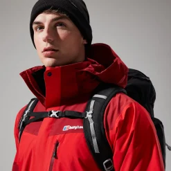 Berghaus Arran Jacken für Herren - Rot/Dunkelrot-Herren Wasserdicht