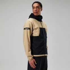 Berghaus Benwell Hooded Jacken für Herren - Naturfarben-Herren Fleece