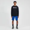 Berghaus Big Logo Langarm Shirt für Herren - Schwarz-Herren T-shirts