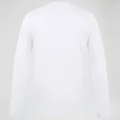 Berghaus Big Logo Langarm Shirt für Herren - Weiß-Herren T-shirts