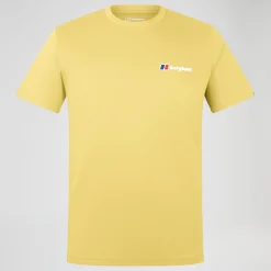 Berghaus Class Logo Shirt für Herren - Gelb-Herren T-shirts