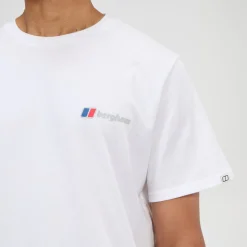 Berghaus Class Logo Shirt für Herren - Weiß-Herren T-shirts