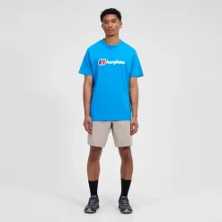 Berghaus Class XL-Logo Shirt für Herren - Blau-Herren T-shirts