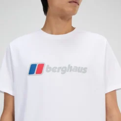 Berghaus Class XL-Logo Shirt für Herren - Weiß-Herren T-shirts