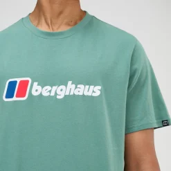 Berghaus Class XL-Logo Shirt für Herren - Grün-Herren T-shirts