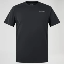 Berghaus Delta Kurzarm Tech-Shirt für Herren - Schwarz-Herren Baselayer