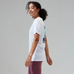 Berghaus Boyfriend Buttermere Short Sleeve Tee für Damen - Weiß-Damen T-shirts
