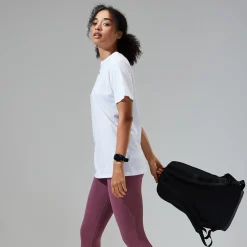 Berghaus Boyfriend Buttermere Short Sleeve Tee für Damen - Weiß-Damen T-shirts