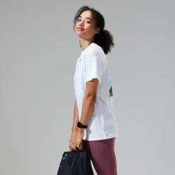 Berghaus Boyfriend Buttermere Short Sleeve Tee für Damen - Weiß-Damen T-shirts