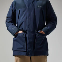 Berghaus Breccan Isolierter Parka für Herren - Dunkelblua-Herren Wasserdicht