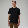 Berghaus Cheviot Box Logo Herren-T-Shirt - Schwarz-Herren T-shirts