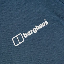 Berghaus Cheviot Box Logo Herren-T-Shirt - Blau-Herren T-shirts