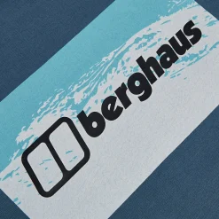 Berghaus Cheviot Box Logo Herren-T-Shirt - Blau-Herren T-shirts