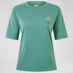 Berghaus Coneflower Kurzarm Shirt für Damen - Grün-Damen T-shirts
