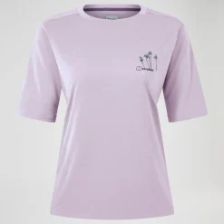 Berghaus Coneflower Kurzarm Shirt für Damen - Violett-Damen T-shirts