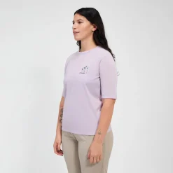 Berghaus Coneflower Kurzarm Shirt für Damen - Violett-Damen T-shirts