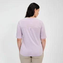 Berghaus Coneflower Kurzarm Shirt für Damen - Violett-Damen T-shirts
