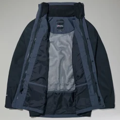 Berghaus Cornice InterActive Jacken für Herren - Schwarz-Herren Wasserdicht