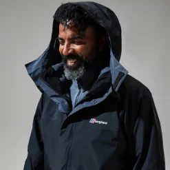 Berghaus Cornice InterActive Jacken für Herren - Schwarz-Herren Wasserdicht