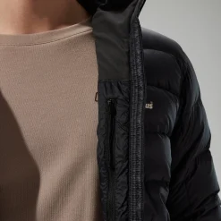 Berghaus Daunen-isolierte Summit-Nomad Herren-Jacke - Schwarz-Herren Isolierend | Herren Leichte