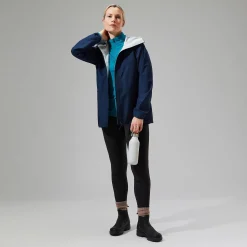 Berghaus Deluge Pro 3.0 Jacke für Damen - Dunkelblua-Damen Wasserdicht