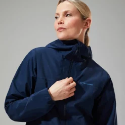 Berghaus Deluge Pro 3.0 Jacke für Damen - Dunkelblua-Damen Wasserdicht