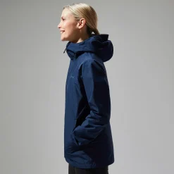 Berghaus Deluge Pro 3.0 Jacke für Damen - Dunkelblua-Damen Wasserdicht