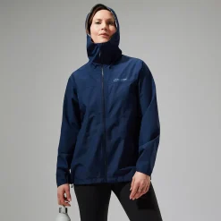 Berghaus Deluge Pro 3.0 Jacke für Damen - Dunkelblua-Damen Wasserdicht