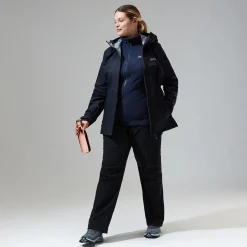 Berghaus Deluge Pro Jacken für Damen - Schwarz-Damen Wasserdicht