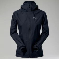 Berghaus Deluge Pro Jacken für Damen - Schwarz-Damen Wasserdicht