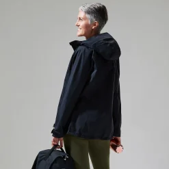 Berghaus Deluge Pro Jacken für Damen - Schwarz-Damen Wasserdicht