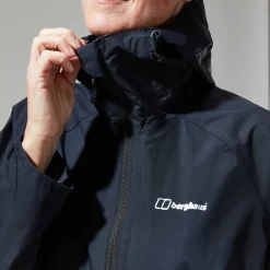 Berghaus Deluge Pro Jacken für Damen - Schwarz-Damen Wasserdicht