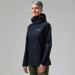 Berghaus Deluge Pro Jacken für Damen - Schwarz-Damen Wasserdicht