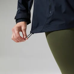 Berghaus Deluge Pro Jacken für Damen - Schwarz-Damen Wasserdicht