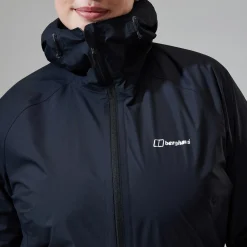 Berghaus Deluge Pro Jacken für Damen - Schwarz-Damen Wasserdicht
