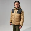 Berghaus Embo Down 4in1 Jacke für Herren - Naturfarben-Herren Isolierend