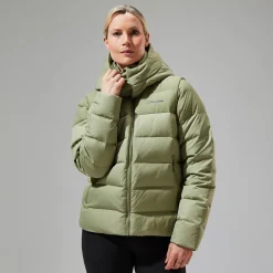 Berghaus Embo 4in1 Daunenjacke für Damen - Grün-Damen Isolierend